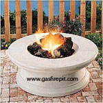 Gas firepits and gas firepit accessories